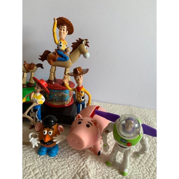 Disney Pixar Toy Story Character Figure Set Buzz Lightyear Woody Jessie Slinky H - Picture 12 of 16